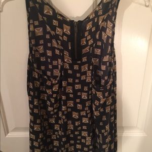 Black and Gold blouse